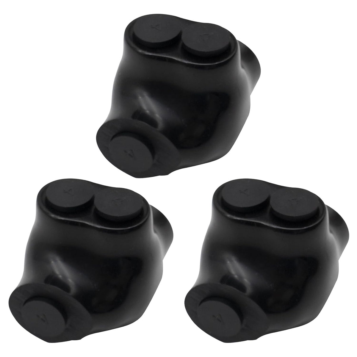 MAKERELE single-sided insulated multi-tap connector, 4-14 AWG, 1-port, 3-pack