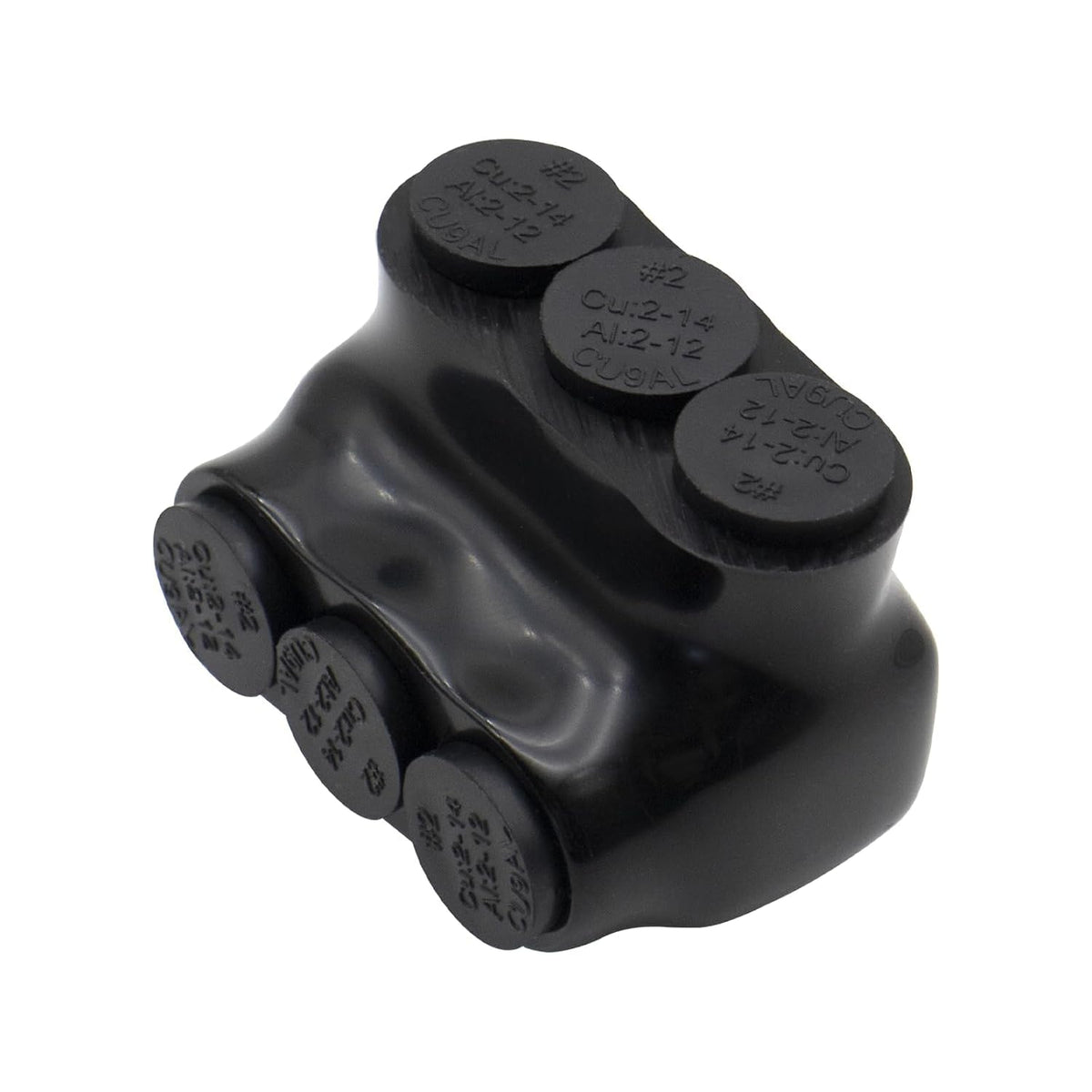 MAKERELE single-sided insulated multi-tap connector, 2-14 AWG, 3-port