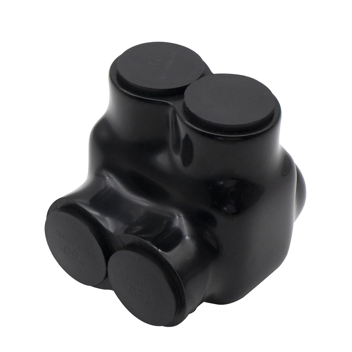 MAKERELE single-sided insulated multi-tap connector, 750-1/0 AWG, 2-port, 1-pack
