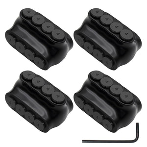 MAKERELE dual-sided insulated multi-tap connector with 7/64 in. hex key, 4-port, 4-14 AWG, 4-pack
