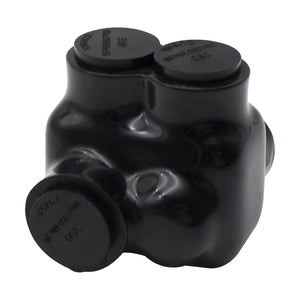 MAKERELE single-sided insulated multi-tap connector, 6 AWG-350 kcmil, 1-port, 1-pack
