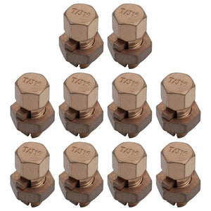 MAKERELE TJ-16 brass split-bolt connectors 10-Pack