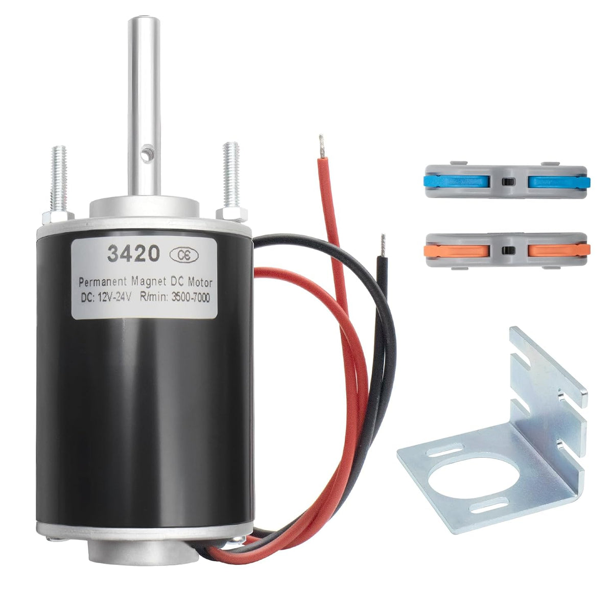 MAKERELE XD3420 DC motor with conventional shaft