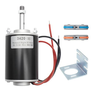 MAKERELE XD3420 DC motor with threaded shaft