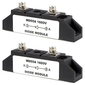 MAKERELE MD55A solar blocking diode module, 2-Pack