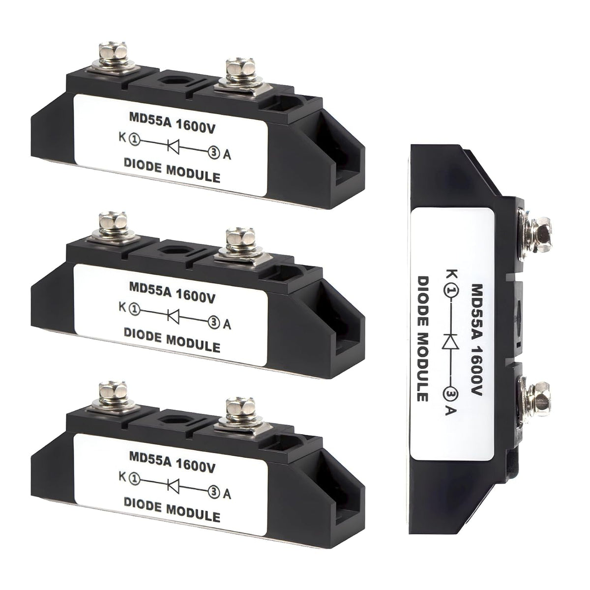 MAKERELE MD55A solar blocking diode module, 4-Pack