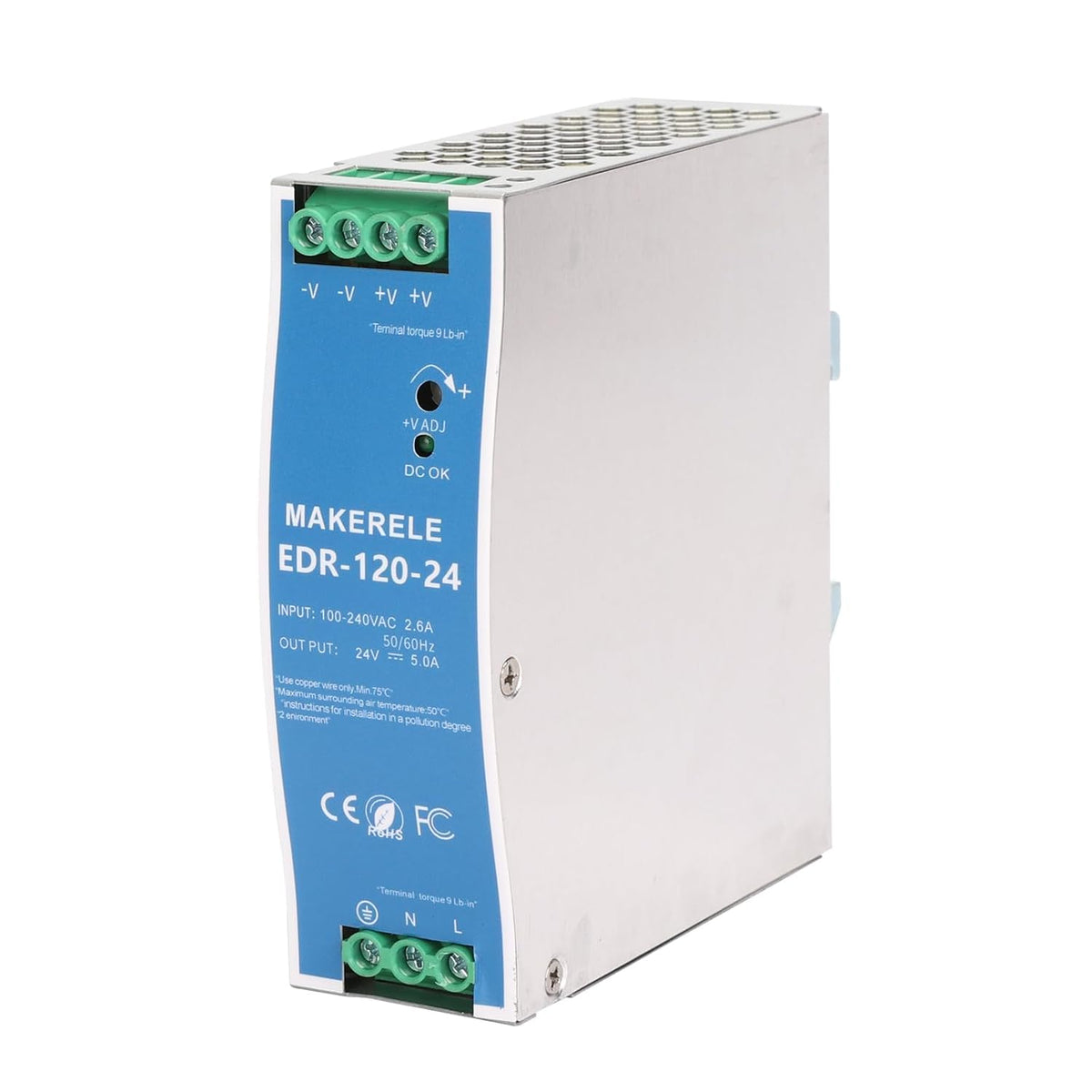 MAKERELE EDR120-24 DIN rail power supply