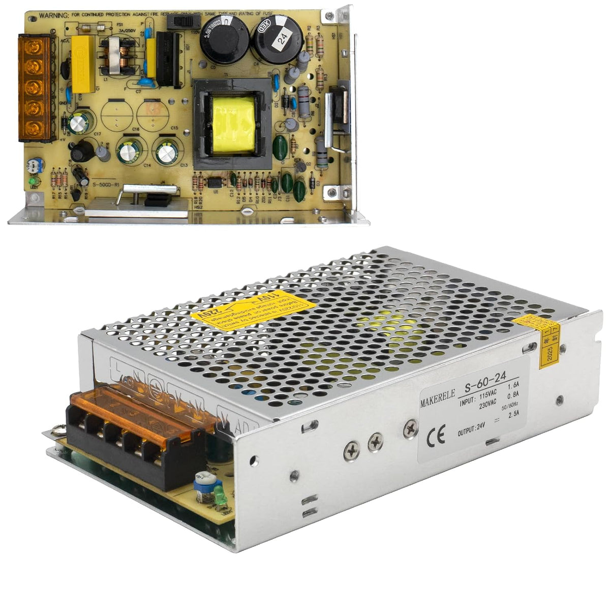 MAKERELE enclosed switching power supply S60-24