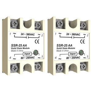 MAKERELE YM series solid state relay module 25A-AA, 2-pack