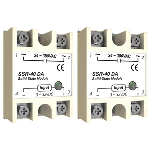MAKERELE YM series solid state relay module 40A-DA, 2-pack