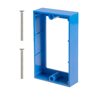 MAKERELE 1-gang outlet box extender, 3/4 in, blue