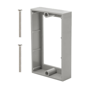 MAKERELE 1-gang outlet box extender, 3/4 in, grey