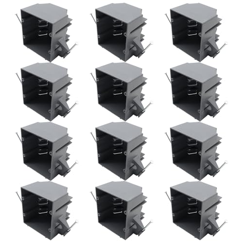 MAKERELE 2-gang 32 cu in new work electrical box, 12-pack