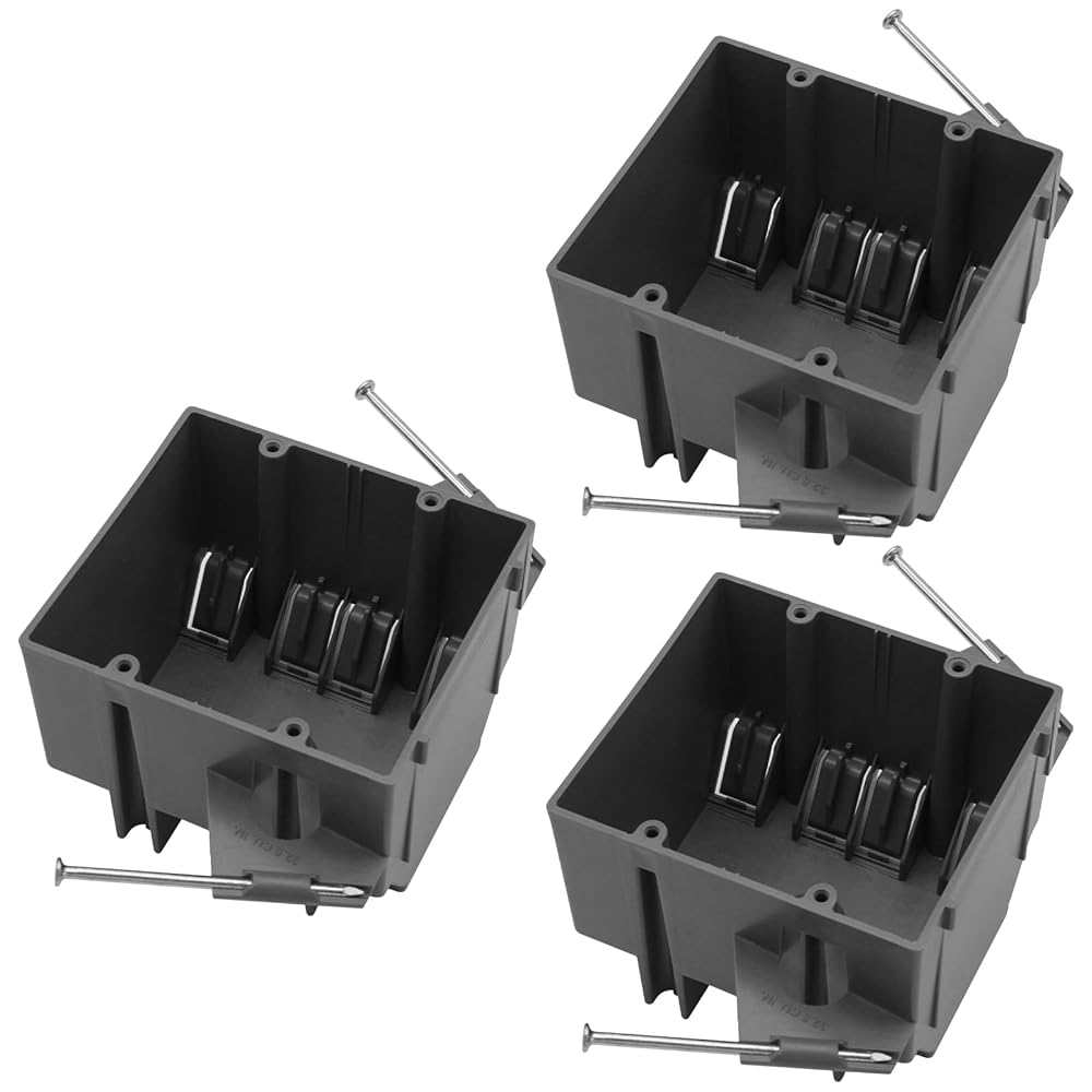 MAKERELE 2-gang 32 cu in new work electrical box, 3-pack