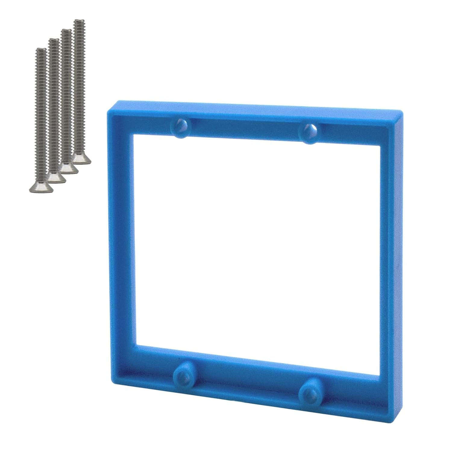 MAKERELE 2-gang outlet box extender, 1/4 in, blue