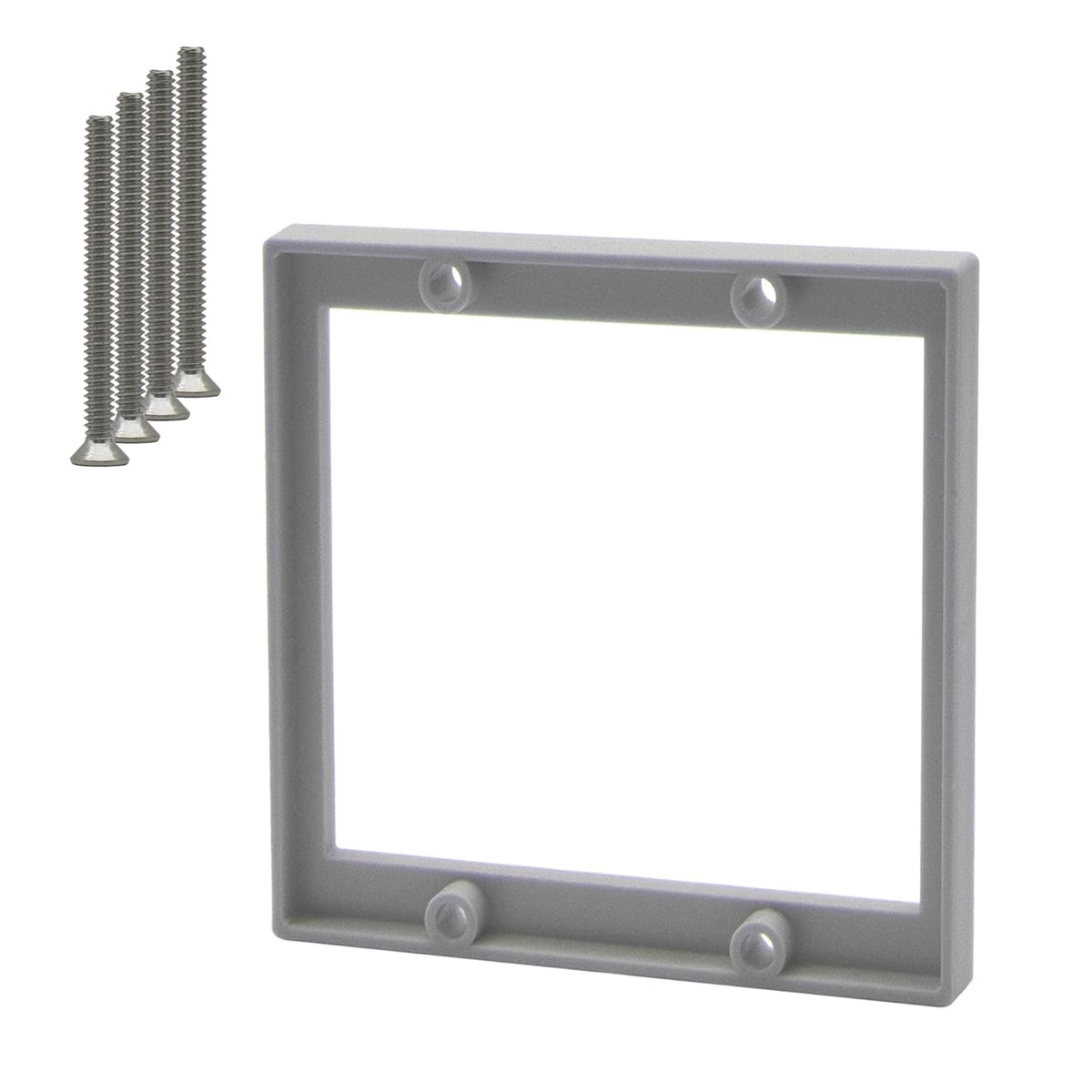 MAKERELE 2-gang outlet box extender, 1/4 in, gray
