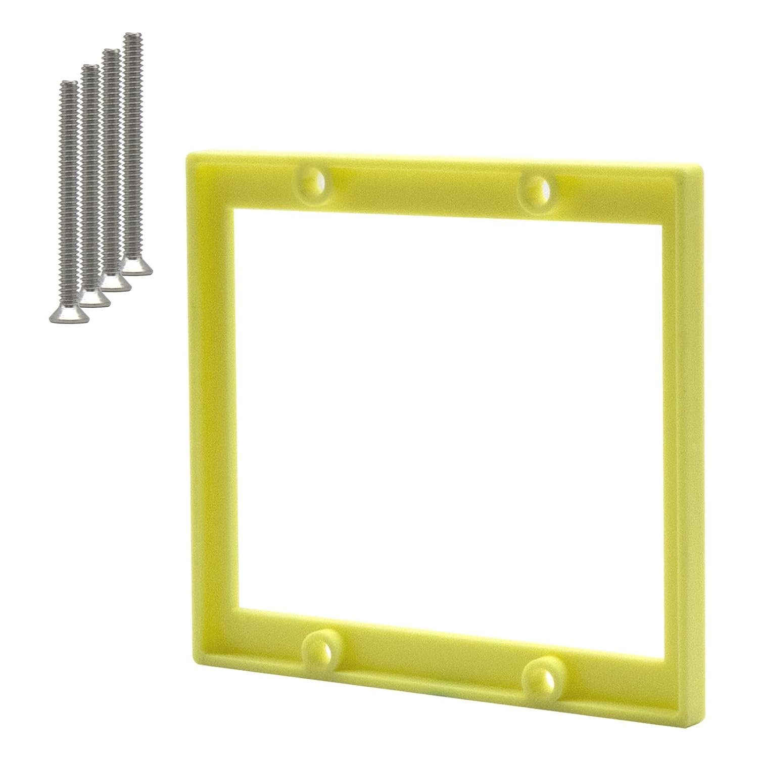 MAKERELE 2-gang outlet box extender, 1/4 in, yellow