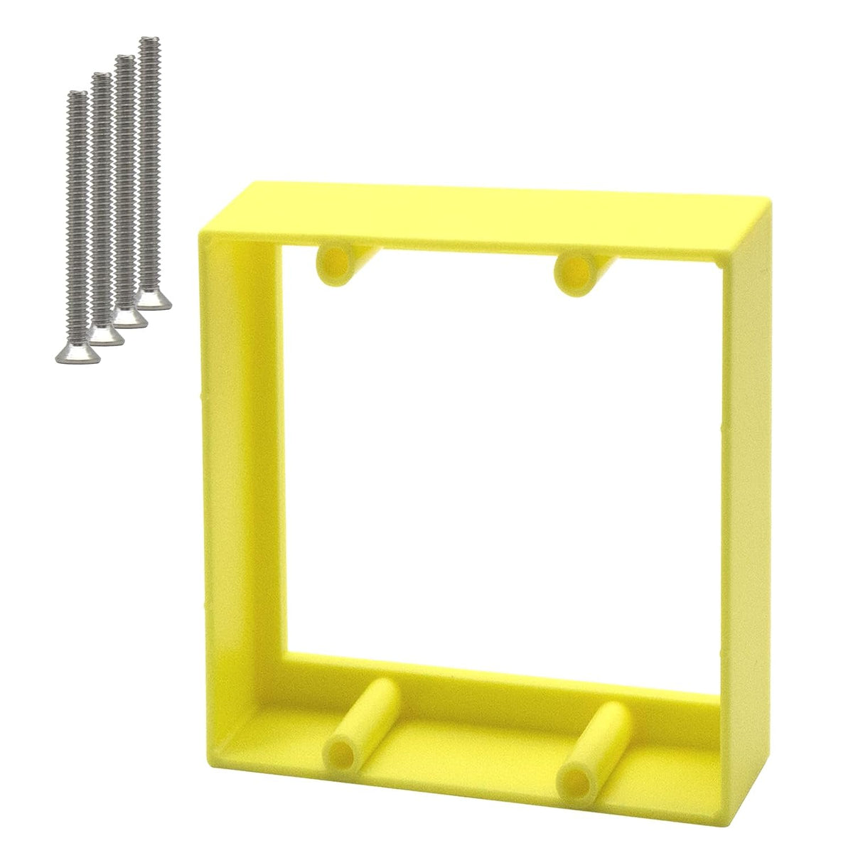 MAKERELE 2-gang outlet box extender, 3/4 in, yellow