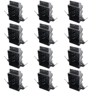 MAKERELE 3-gang 44 cu in new work electrical box, 12-pack