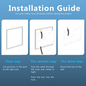 3-gang old work electrical box installation guide