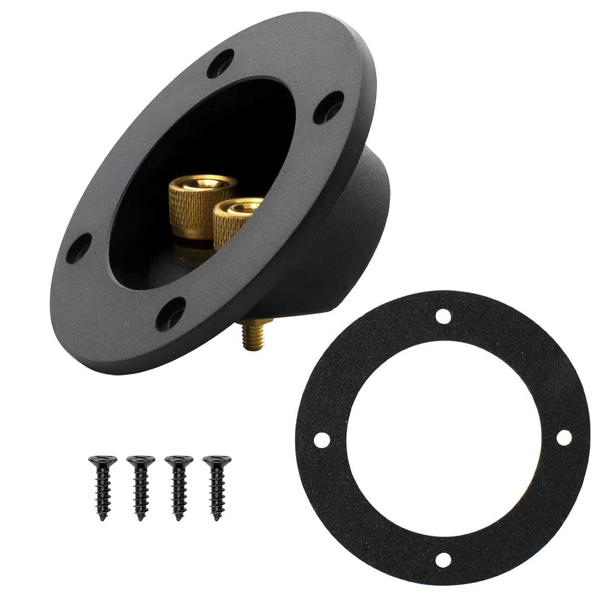 MAKERELE 3 inch round screw-type speaker terminal cup