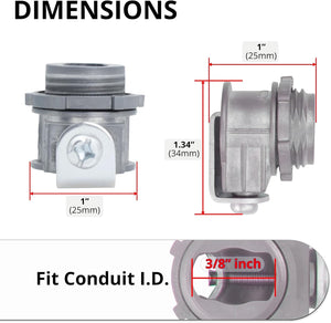MAKERELE 3/8 inch FMC saddle connector dimensions