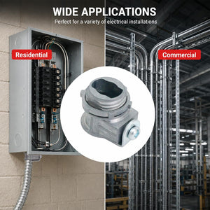 3/8 inch FMC saddle connector application examples