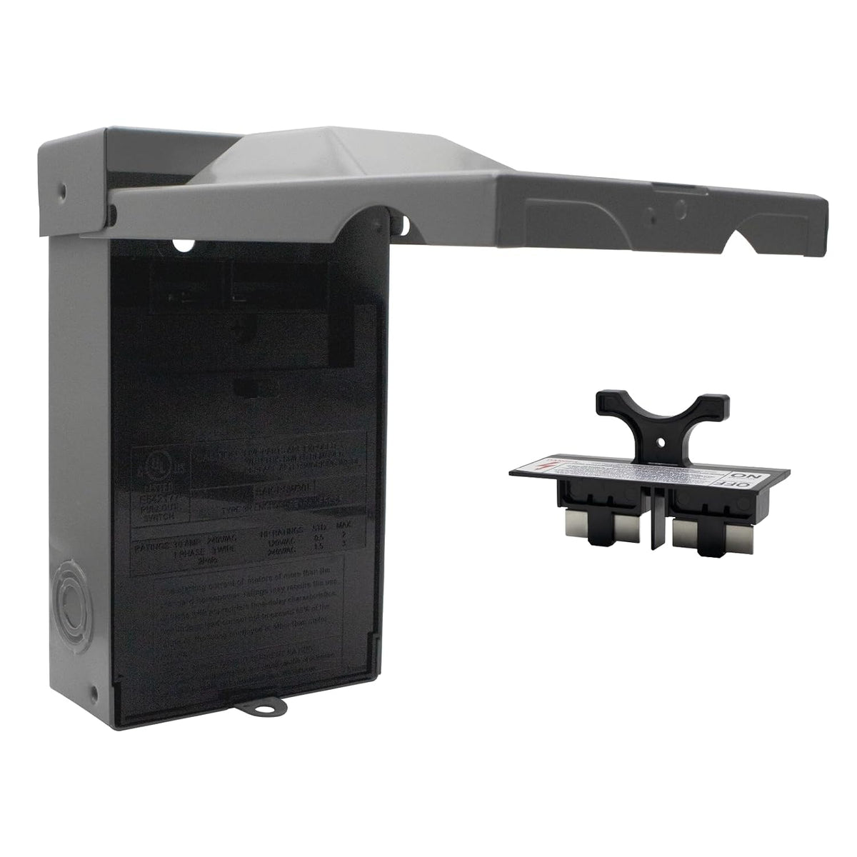 MAKERELE 30A fuse-ready AC disconnect pullout switch