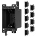 MAKERELE black 1-gang old work electrical box 14 cu in 10-pack