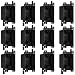 MAKERELE black 1-gang old work electrical box 14 cu in 12-pack