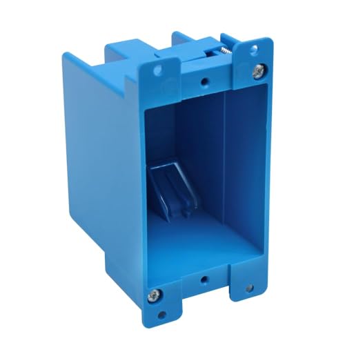 MAKERELE blue 1-gang old work electrical box, 14 cu. in., 1-pack