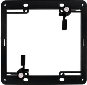 MAKERELE black double-gang low-voltage mounting bracket