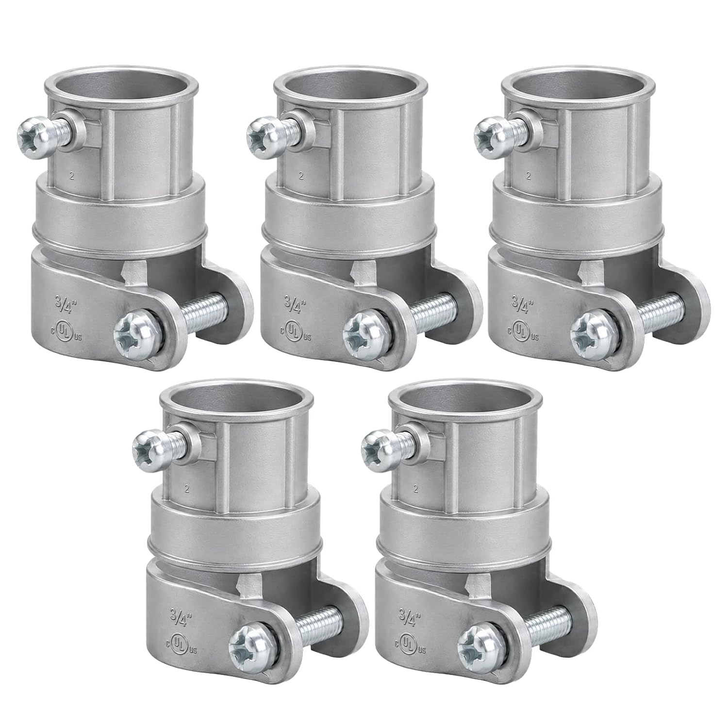 MAKERELE 3/4 in. EMT to flexible metal conduit squeeze coupling, zinc die cast
