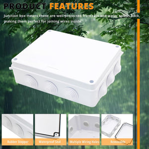 MAKERELE rectangular ABS junction box construction details