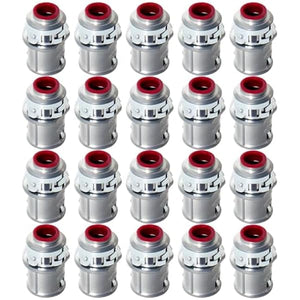 MAKERELE 3/8 inch MC AC cable connectors 20-pack MK-MCC-3/8-20PC