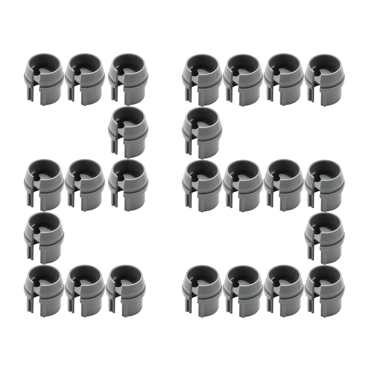 MAKERELE gray nonmetallic cable connectors, 1/2 in.