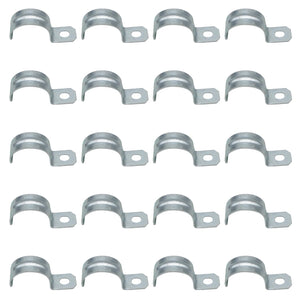 MAKERELE 1-1/2 inch zinc-plated steel one-hole rigid conduit strap, 20-pack