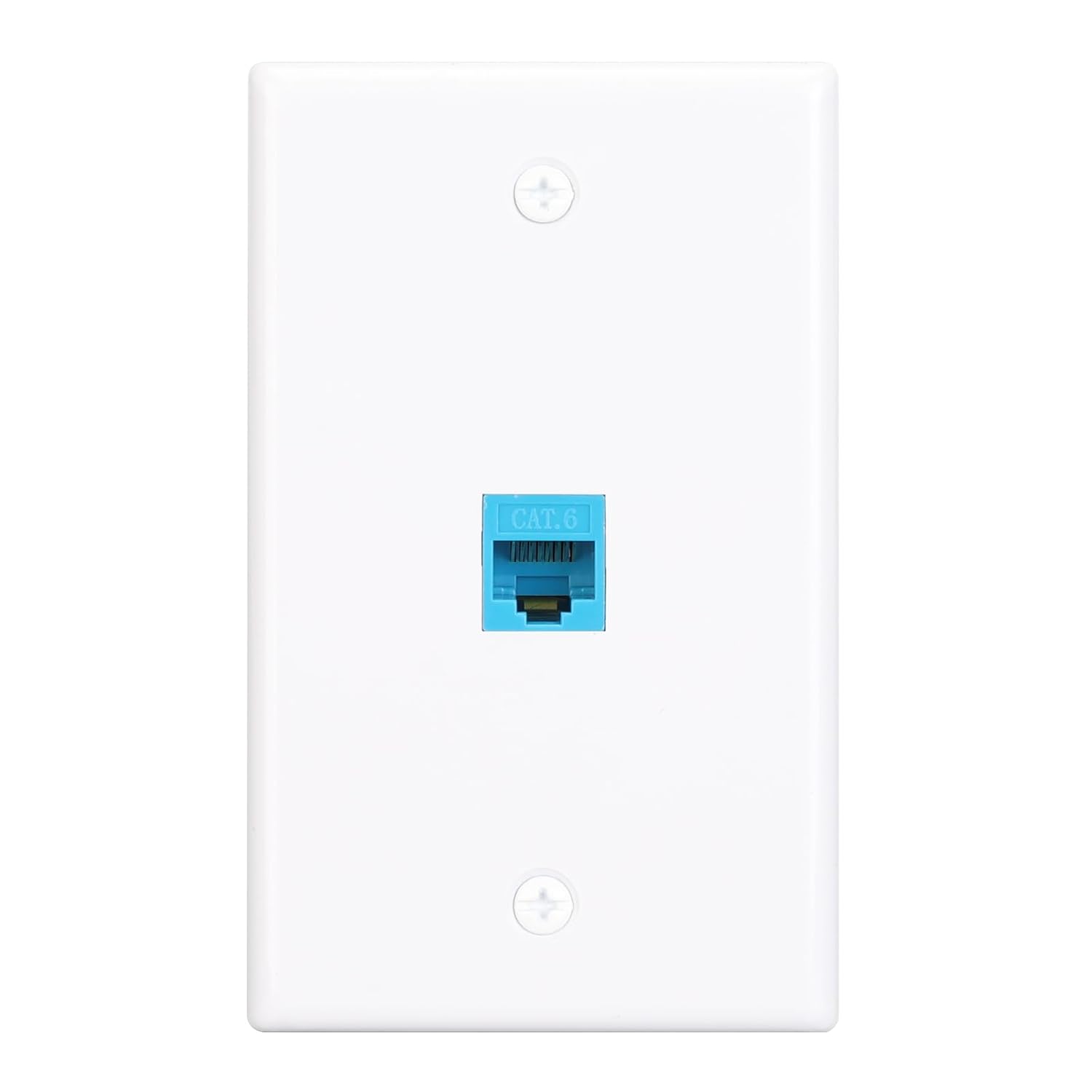 MAKERELE one-port RJ45 keystone Ethernet wall plate