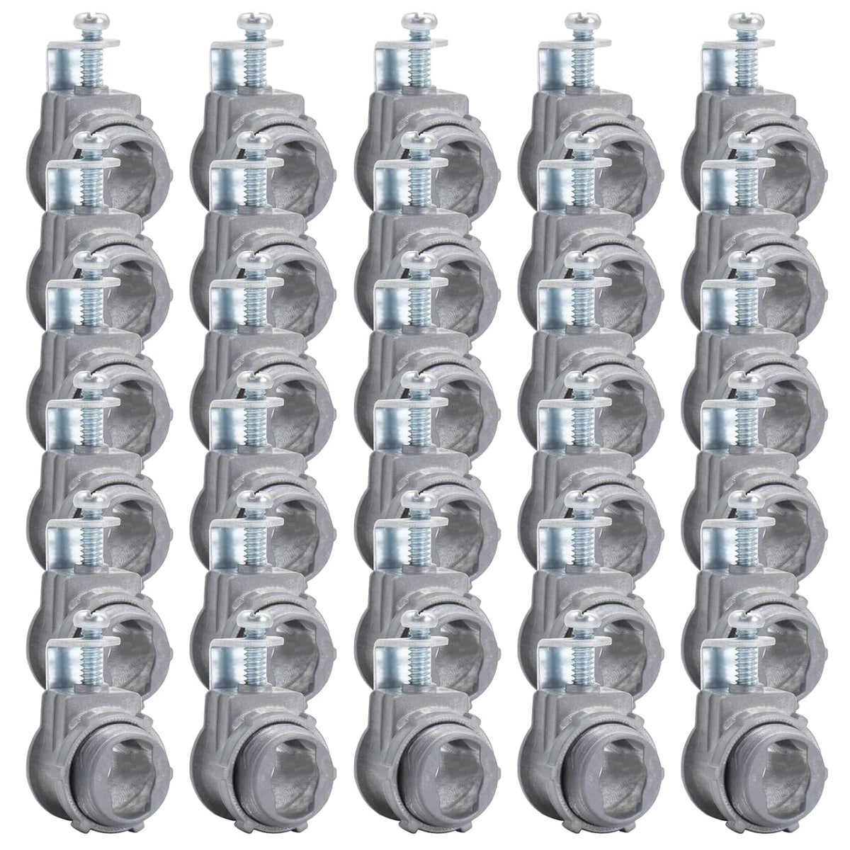 MAKERELE 3/8 in. FMC saddle connector for 1/2 in. knockout, 30-pack