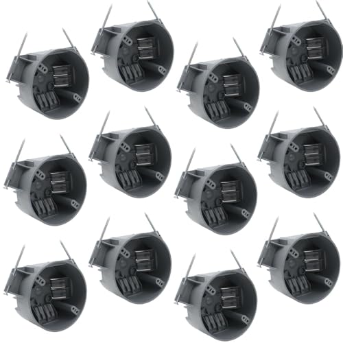 MAKERELE 20.3 cu in new work round electrical ceiling boxes 12-pack