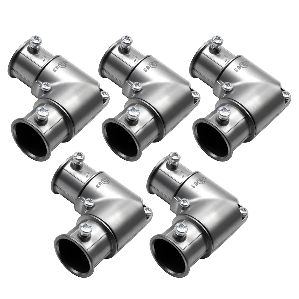MAKERELE 1 inch EMT 90 degree inside corner pull elbow, zinc die cast