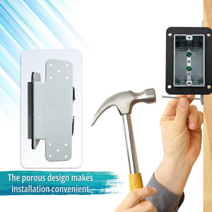 MAKERELE 1-gang vapor barrier electrical box installation view